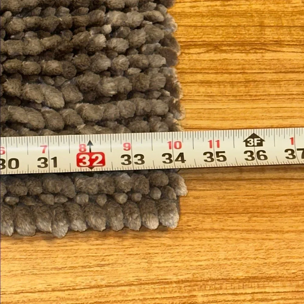 Faux Fur Rug in Gray. 2 rugs available.